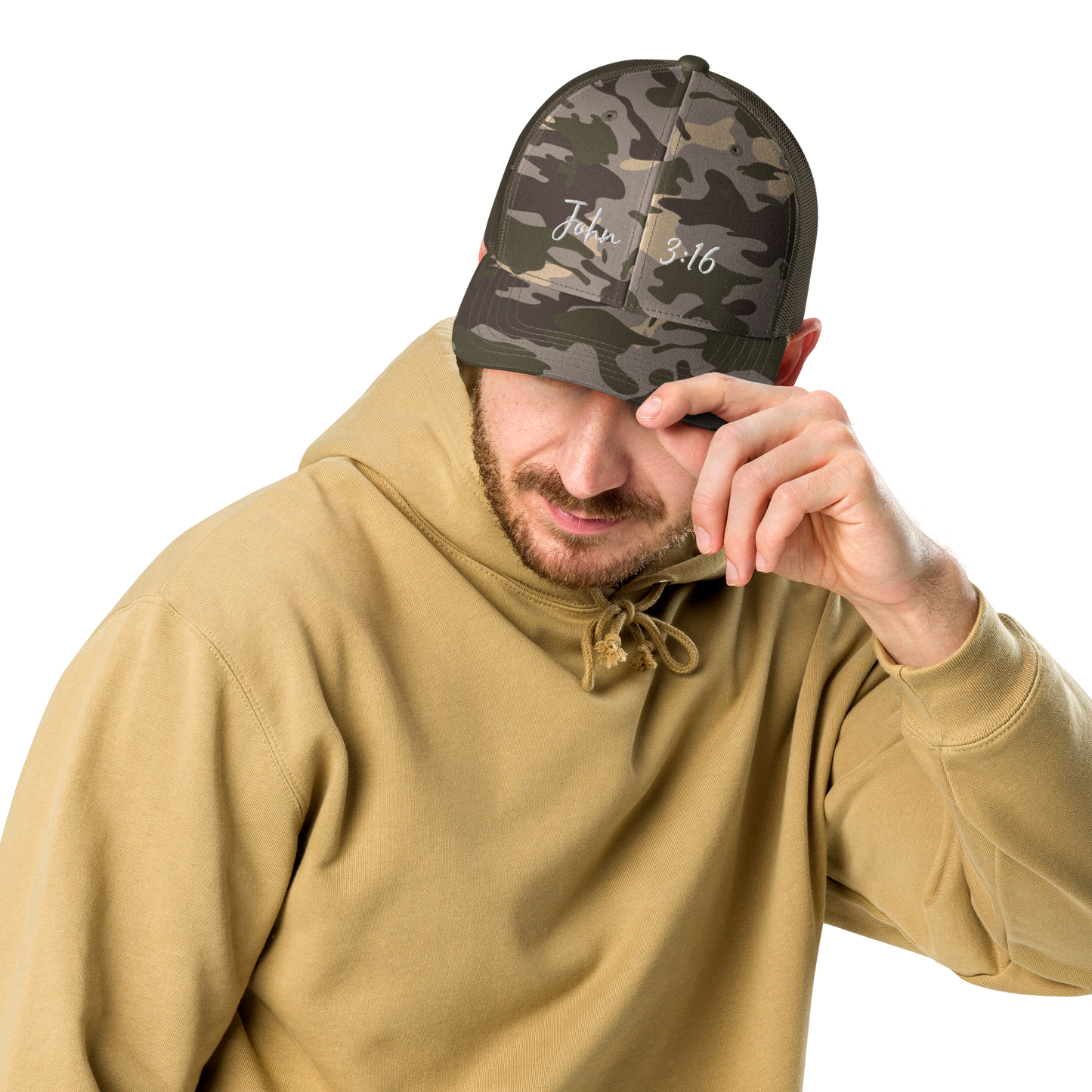 John 3:16 Camouflage Hat
