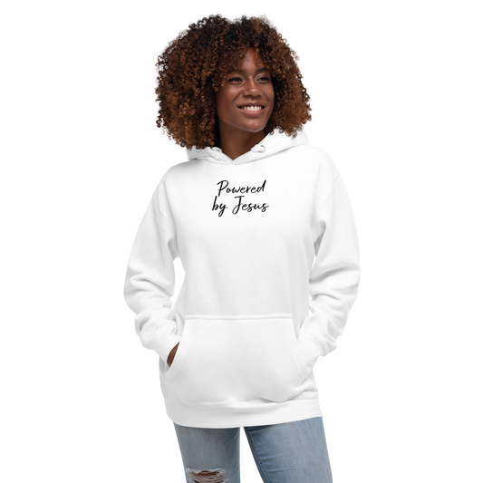 Powered by Jesus Hoodie  small - 3XL